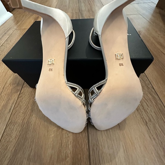 Badgley Mischa white/ivory evening shoes - Picture 6 of 9